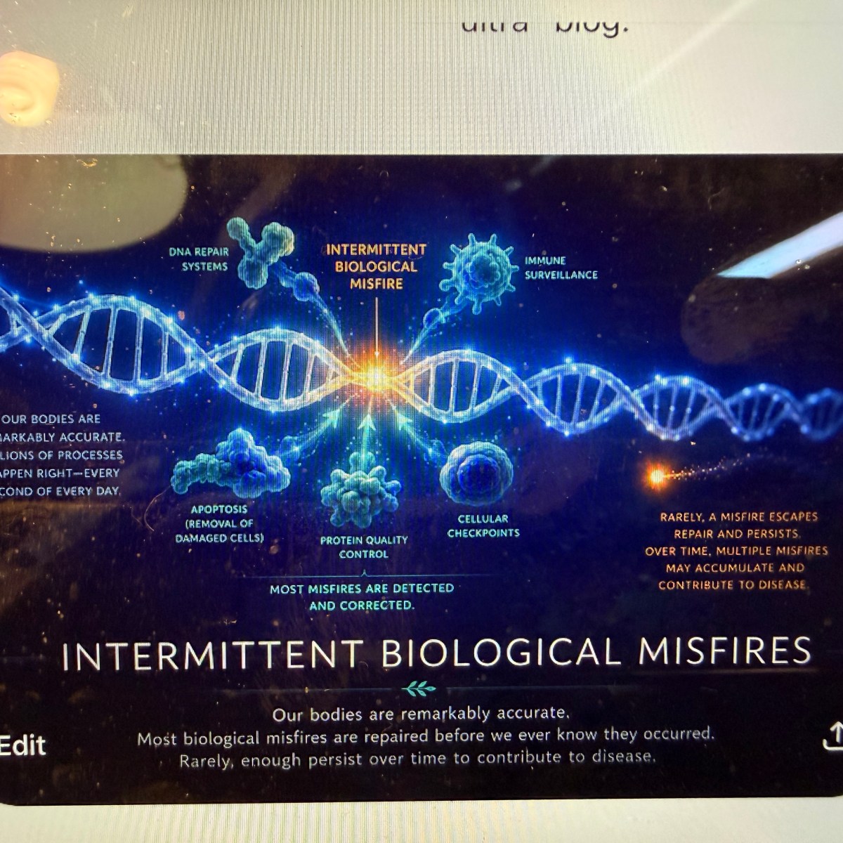 Intermittent Biological Misfires: An&nbsp;Introduction